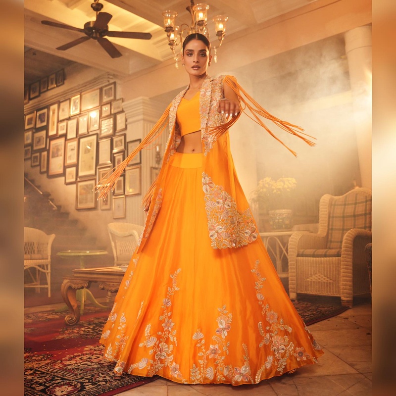 Navratri #Day5- Yellow Colour Inspiration for Brides and Bridesmaids