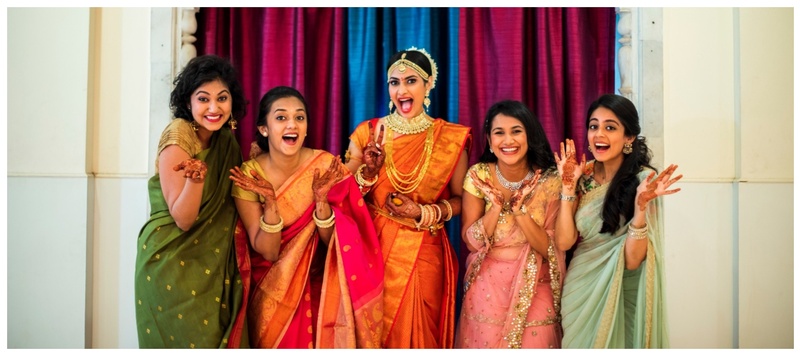 Kirti & Sayali Mumbai : This South indian bride's cheerful and quirky expressions will make your day!