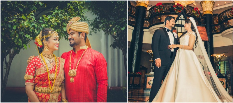Charles & Sindhu Mumbai : This duo had their wedding functions all over the world and stormed the net with their glam outfits!