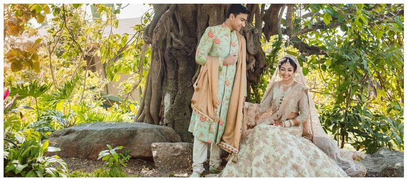 Asad & Taseer Nashik : We have fallen in love with this colour coordinated couple's Nikah and you will too!